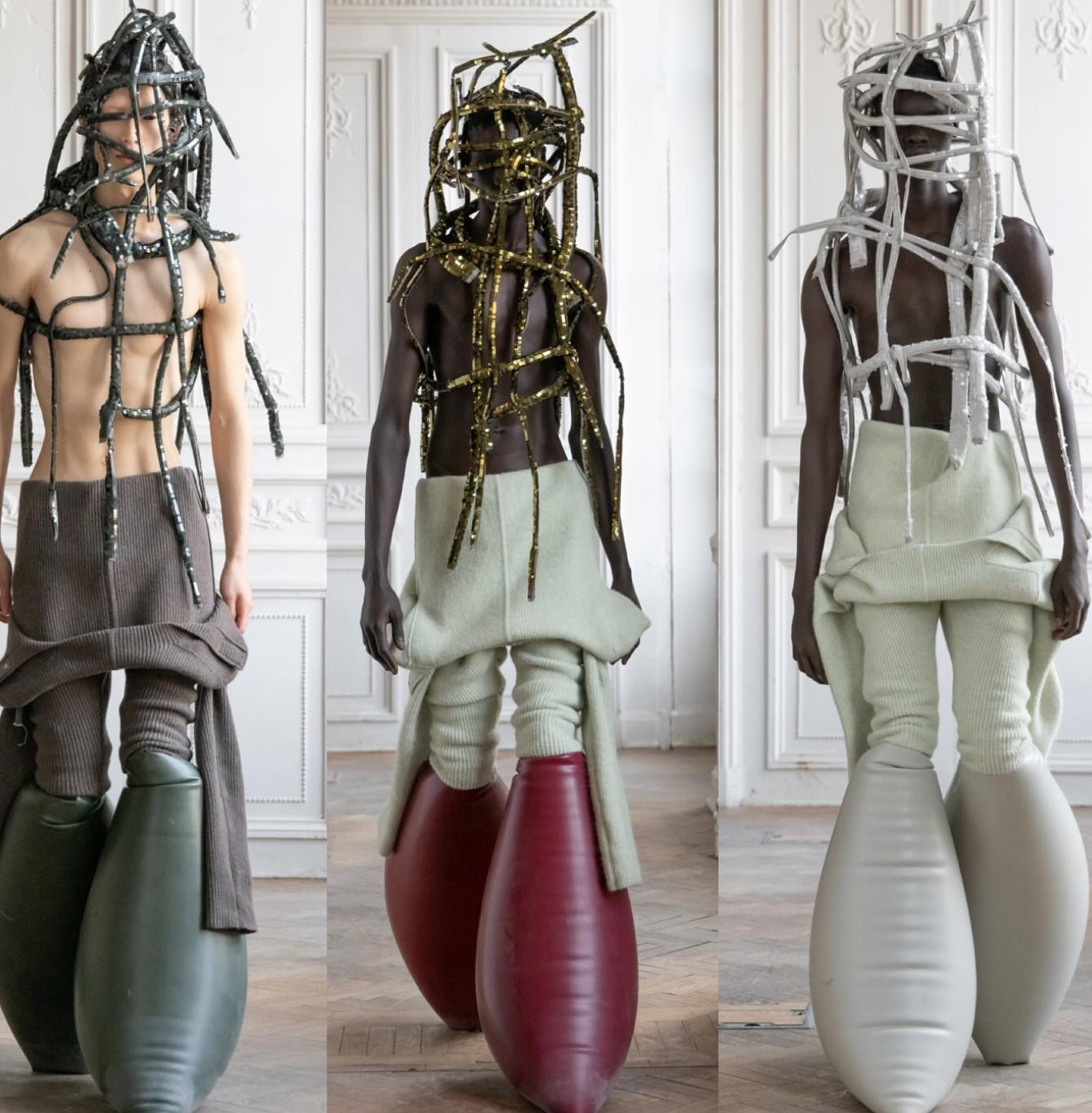 Rick Owens Challenges Beauty Standards in his 2024 Fall Collection